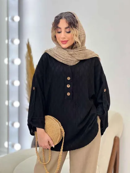 شومیز سه دکمه فریماه