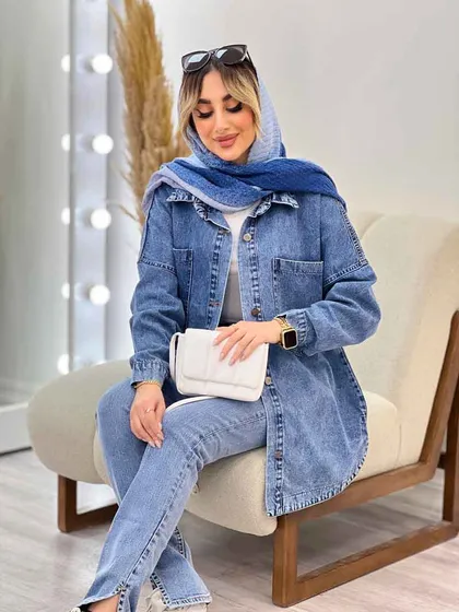 مانتو جین دو جیب