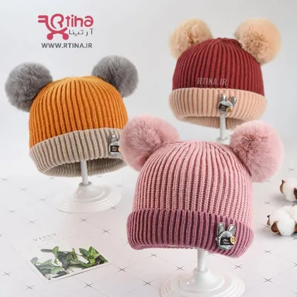 کلاه فانتزی زمستانی بچه گانه مدل handmade