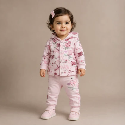 لباس نوزادی دخترانه رز