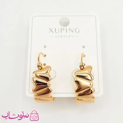 گوشواره حلقه‌ای پهن دخترانه ژوپینگ