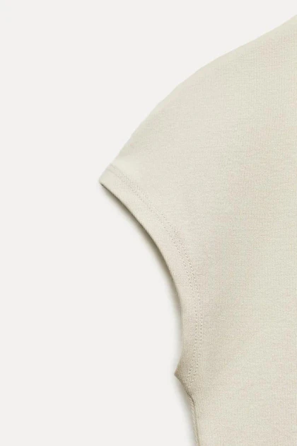 کراپ تاپ نخی Zara Cap Sleeve335