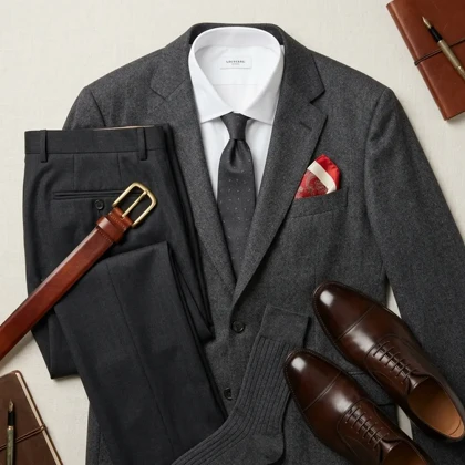 پوشت دستدوز طرح جقه قرمز-سفید برند Massimo Dutti