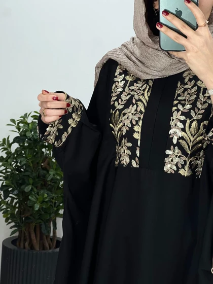 عبای بلند سوزندوزی اسرا 5