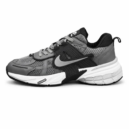 کفش کتانی مردانه نایکی v2k طوسی مشکی 2 NIKE V2K
