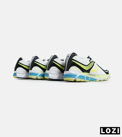 کفش کتانی بزرگ پا سفید مشکی لیمویی BROOKS adrenaline gts 22