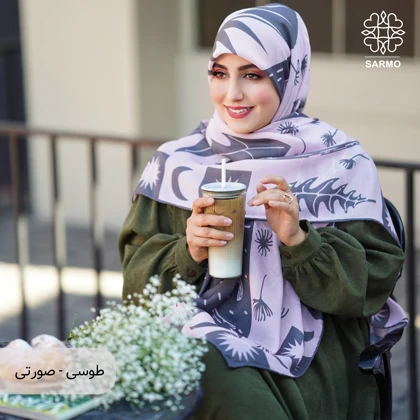 روسری نخ پنبه قاصدک