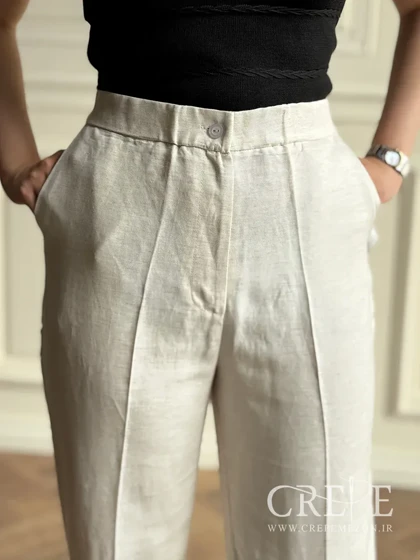 شلوار بگ لینن قد 110