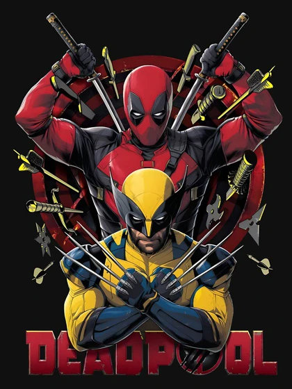 تیشرت کلاسیک ددپول | Hilarious Deadpool Wolverine کد 246778