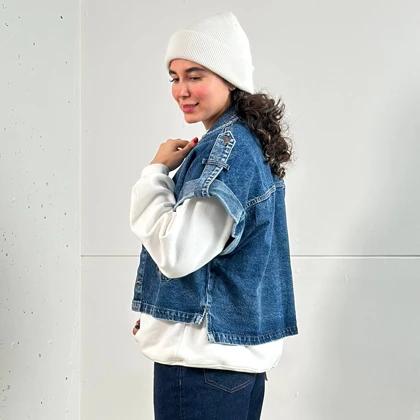 وست بغل چاک‌دار زنانه91061 اچ اند اچ