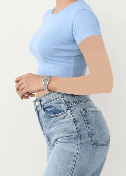 تیشرت کراپ بیسیک زارا