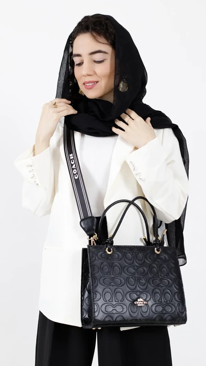 کیف بزرگ حکاکی شده cc