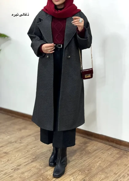 پالتو فوتر بلند آستردار ماهرخ