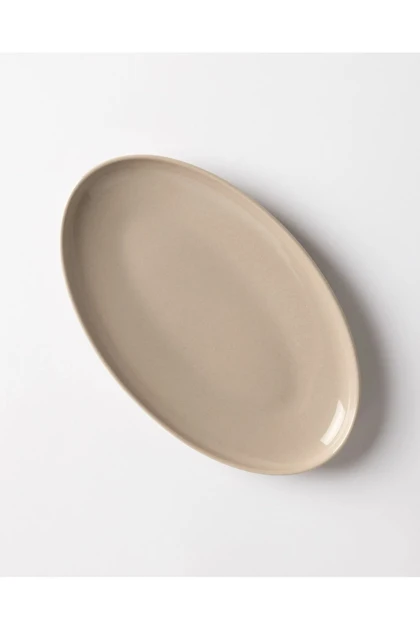 بشقاب سرو Madame Coco مدل Aurea Bone China - بژ