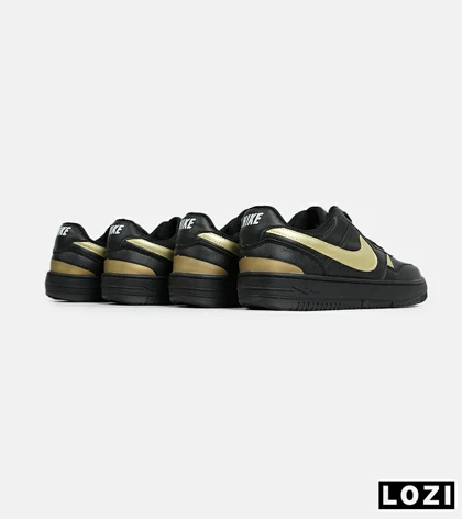 کفش کتانی مردانه و زنانه مشکی طلایی نایک Nike Gama Force Sail مدل 6784