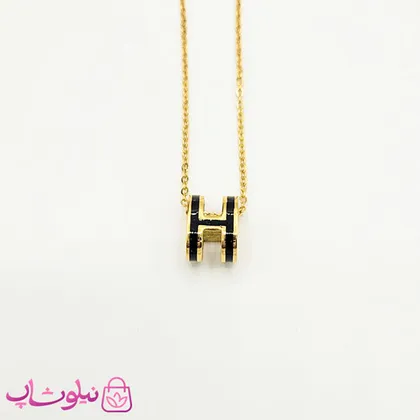گردنبند دخترانه هرمس مشکی
