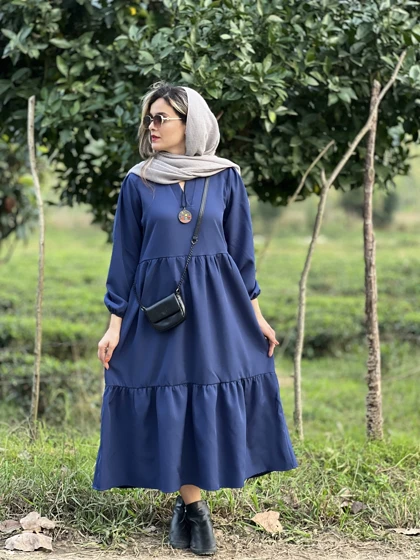 پیراهن مانتویی گیتا