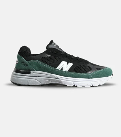 کفش کتانی بزرگ پا مشکی سبز NEW BALANCE 993
