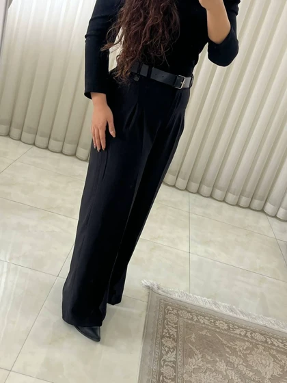 شلوار بگ پارچه ای دخترانه و زنانه کد 581