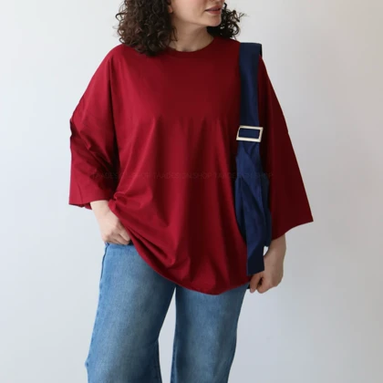تیشرت بیسیک لانگ کد 6049