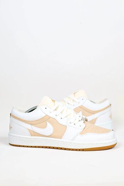 کتانی مردانه جردن 1سفید کرم