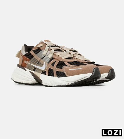 کفش کتانی مردانه و زنانه مشکی قهوه ای Nike cushlon مدل 7598