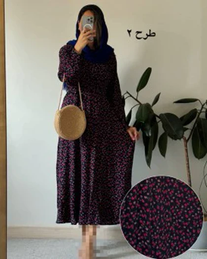 پیراهن ساحلی گل دخت 3