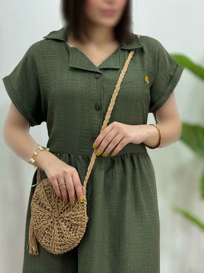 پیراهن عروسکی گلدوزی