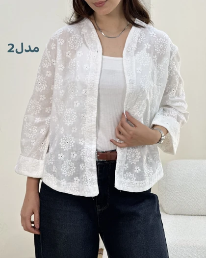 شومیز نسیم سوزن دوزی