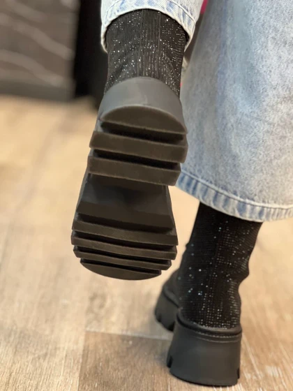 نیم بوت فول نگین