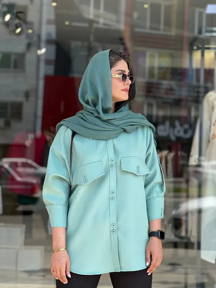 مانتو لینن شانتون کوک و دوک کد 436