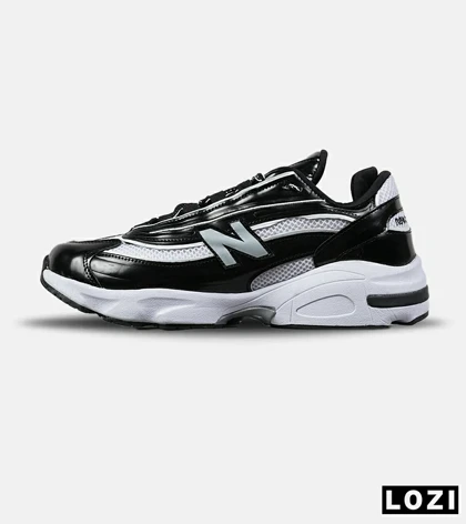 کفش کتانی مردانه و زنانه مشکی سفید New Balance 1000 مدل 7556