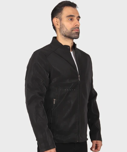 کت چرم مردانه اسپرت 2428