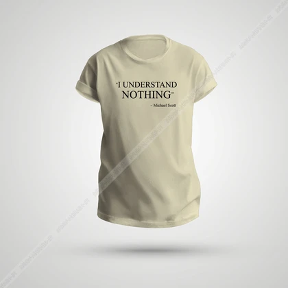 تیشرت Office طرح Nothing