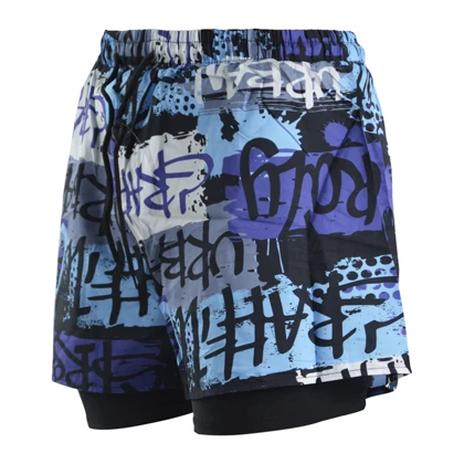 شلوارک کشاله دار ورزشی مردانه مدل 4K1098 آبی