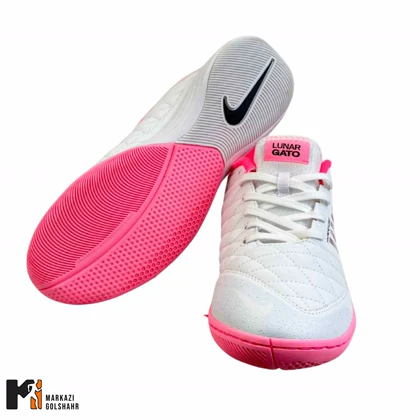 کفش سالنی نایک لونارگتو سفید صورتی