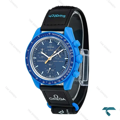 ساعت مچی امگا سواچ ماموریت به نپتون عقربه طلایی Swatch-7785-U
