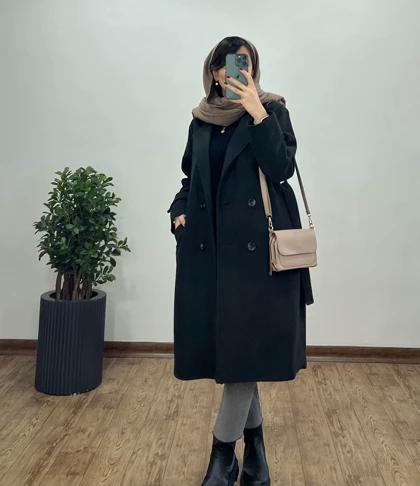 پالتو بلند آستردار شکوه