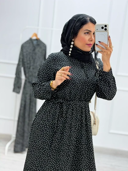 پیراهن خالدار سوینا