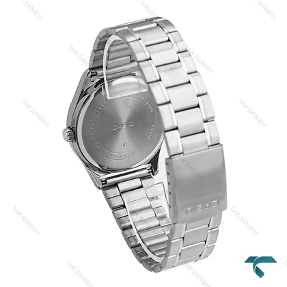 ساعت کاسیو مردانه MTP-VD06 دوتقویم سیلور صفحه سفید Casio-7103-G