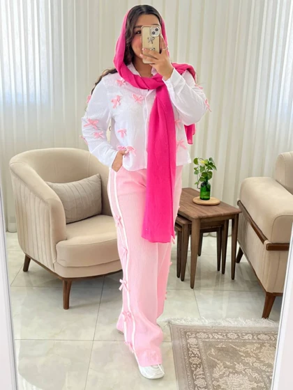 ست زنانه و دخترانه اسپرت بیرونی کد 446