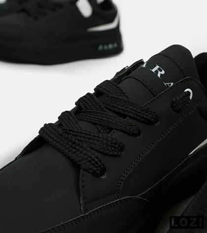 کفش کتانی کژوال کلاسیک مشکی Zara