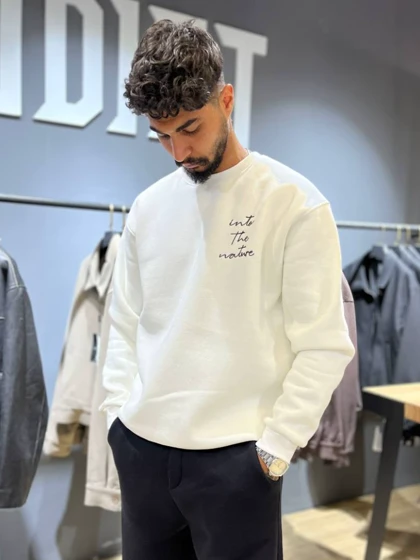 دورس یقه گرد سفید / طرح Into The Natural / برند SNAAZY ترکیه