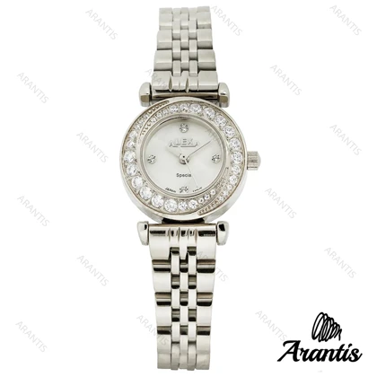 ساعت الکسا 2000z زنانه بدنه سیلور دورنگین w-10107