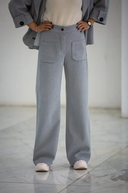 شلوار زنانه دو جیب لامر