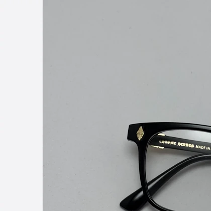 عینک بلوکات کروم هارتز مشکی طلایی Chrome Hearts 2272 - کیفیت مستر