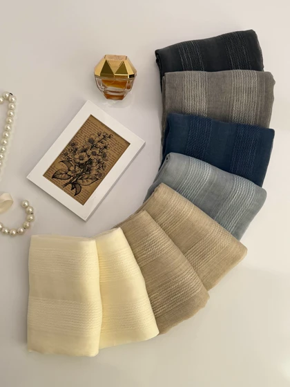 شال ویسکوز راه راه 20682