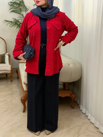 مانتو کبریتی کمربندی کد 3714