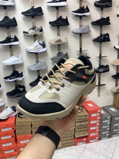 کتانی مردانه مدل jax کرم