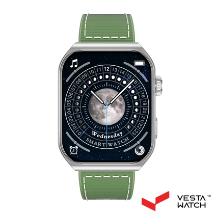 ساعت مچی هوشمند سوئیس میلیتاری SWISS MILITARY مدل SM-WAT-ALPS3-SLF-GRNSST